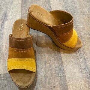 Clarks Artisan Aisley Lily Wedges Size 10